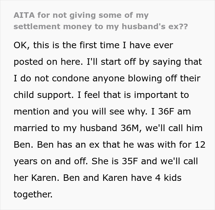 Woman Uses Car Accident Settlement Money To Buy A New Car, Husband’s Ex Goes Ballistic