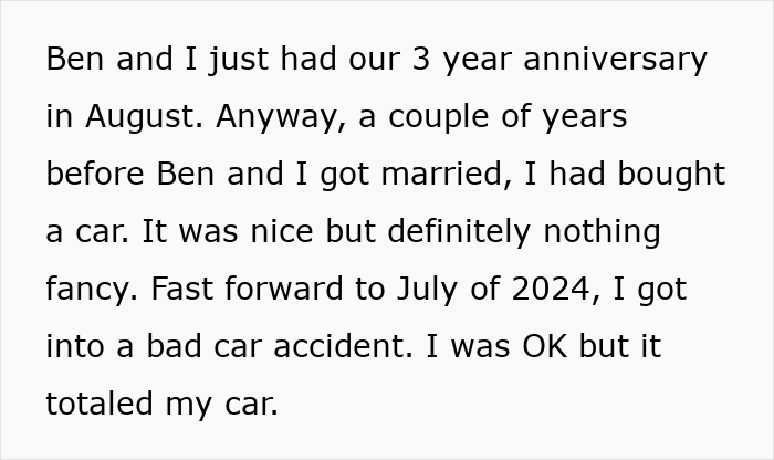 Woman Uses Car Accident Settlement Money To Buy A New Car, Husband’s Ex Goes Ballistic