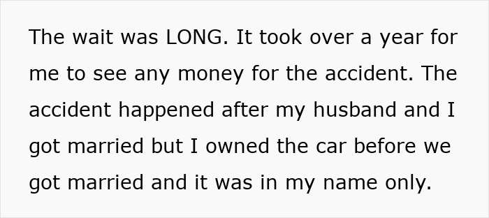 Woman Uses Car Accident Settlement Money To Buy A New Car, Husband’s Ex Goes Ballistic