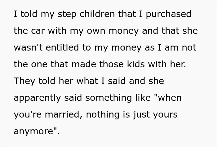 Woman Uses Car Accident Settlement Money To Buy A New Car, Husband’s Ex Goes Ballistic