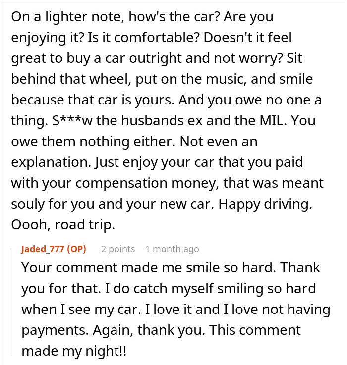 Woman Uses Car Accident Settlement Money To Buy A New Car, Husband’s Ex Goes Ballistic