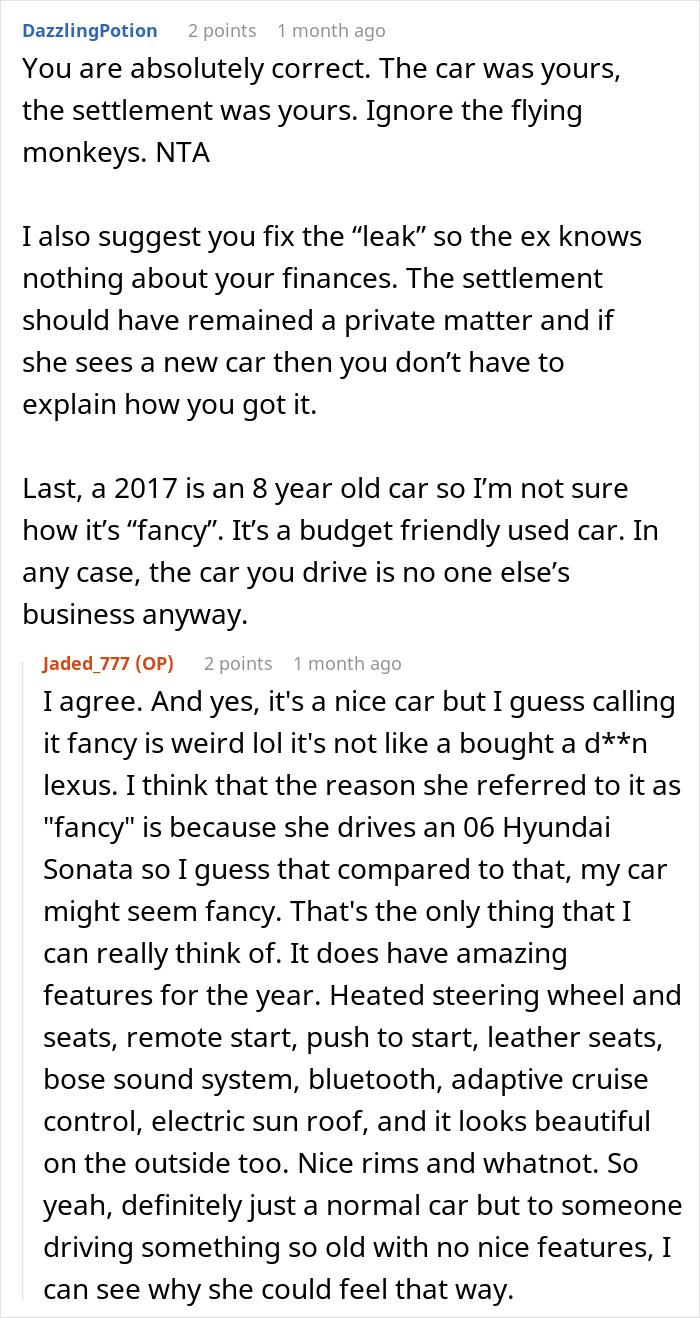 Woman Uses Car Accident Settlement Money To Buy A New Car, Husband’s Ex Goes Ballistic