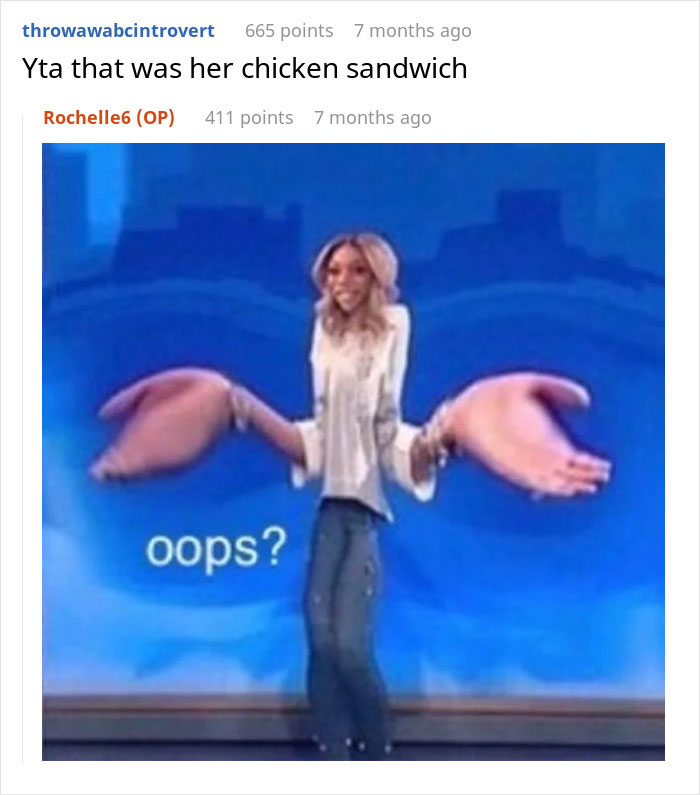 “She Got Political”: Woman Refuses To Share Her Chicken Sandwich With Her Cat, Wonders If She’s The Jerk