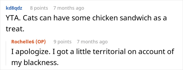 “She Got Political”: Woman Refuses To Share Her Chicken Sandwich With Her Cat, Wonders If She’s The Jerk