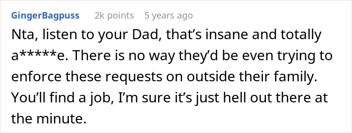 Woman Tells Brother To Go To Hell After His Live-In Nanny Job Offer Comes With Ridiculous Demands