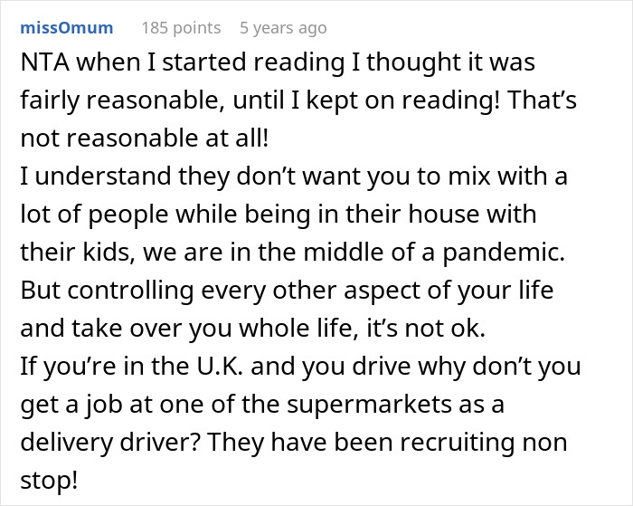 Woman Tells Brother To Go To Hell After His Live-In Nanny Job Offer Comes With Ridiculous Demands