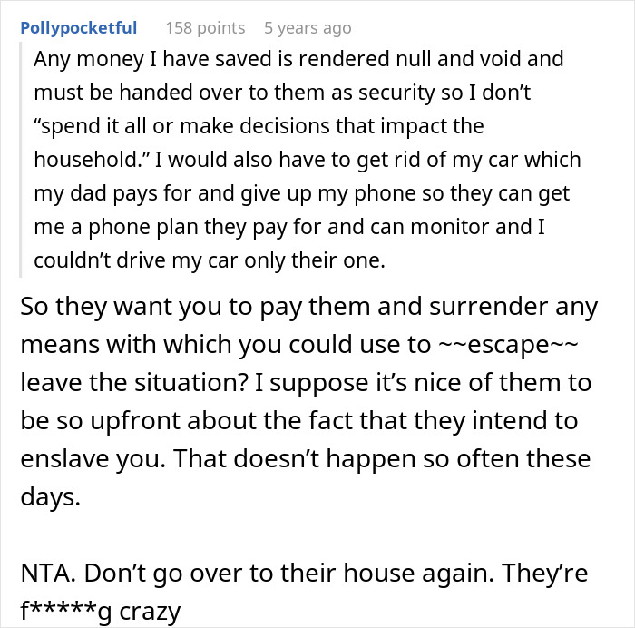 Woman Tells Brother To Go To Hell After His Live-In Nanny Job Offer Comes With Ridiculous Demands