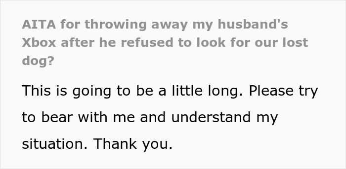 Manchild Refuses To Help Kid Look For Their Lost Dog As He’s Busy Playing, Wife Throws Xbox Away
