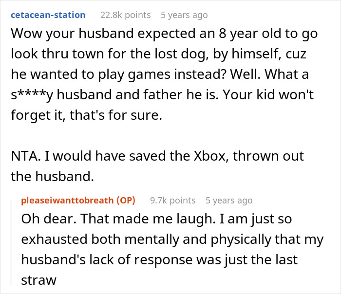 Manchild Refuses To Help Kid Look For Their Lost Dog As He’s Busy Playing, Wife Throws Xbox Away