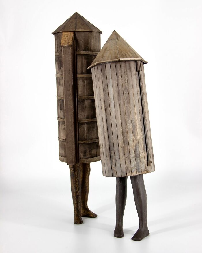 Artist Uses Cardboard And Texture To Capture The Fragility Of Architecture (20 Pics)