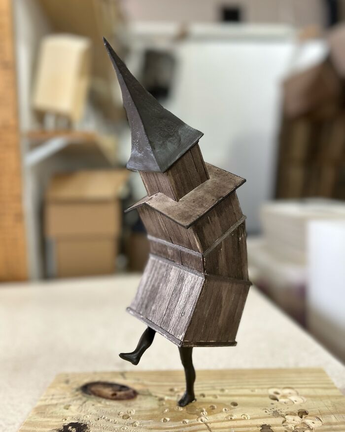 Artist Uses Cardboard And Texture To Capture The Fragility Of Architecture (20 Pics)