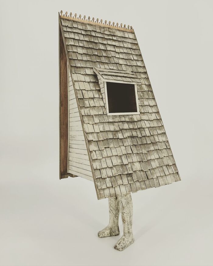 Artist Uses Cardboard And Texture To Capture The Fragility Of Architecture (20 Pics)