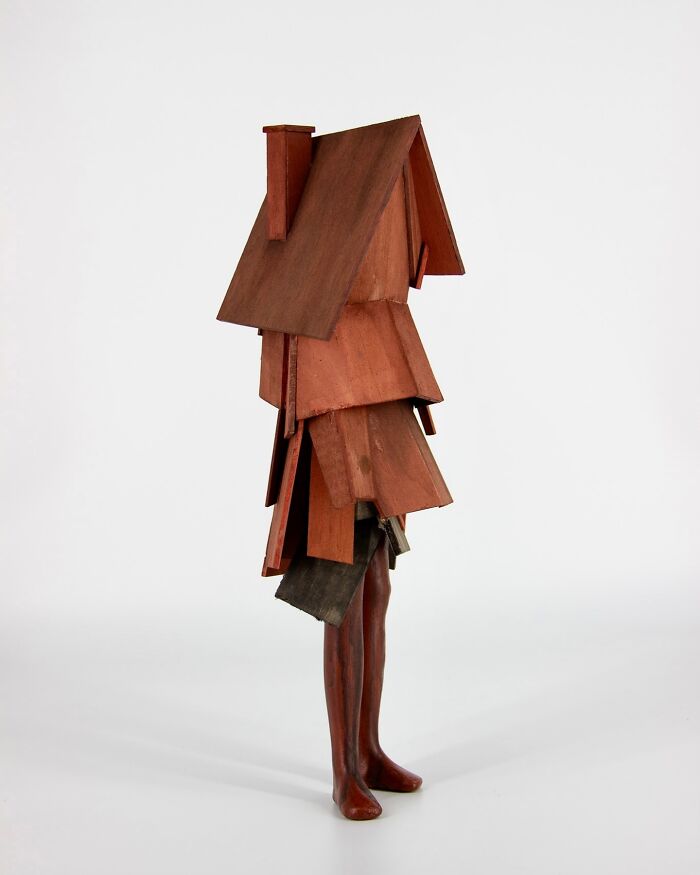 Artist Uses Cardboard And Texture To Capture The Fragility Of Architecture (20 Pics)