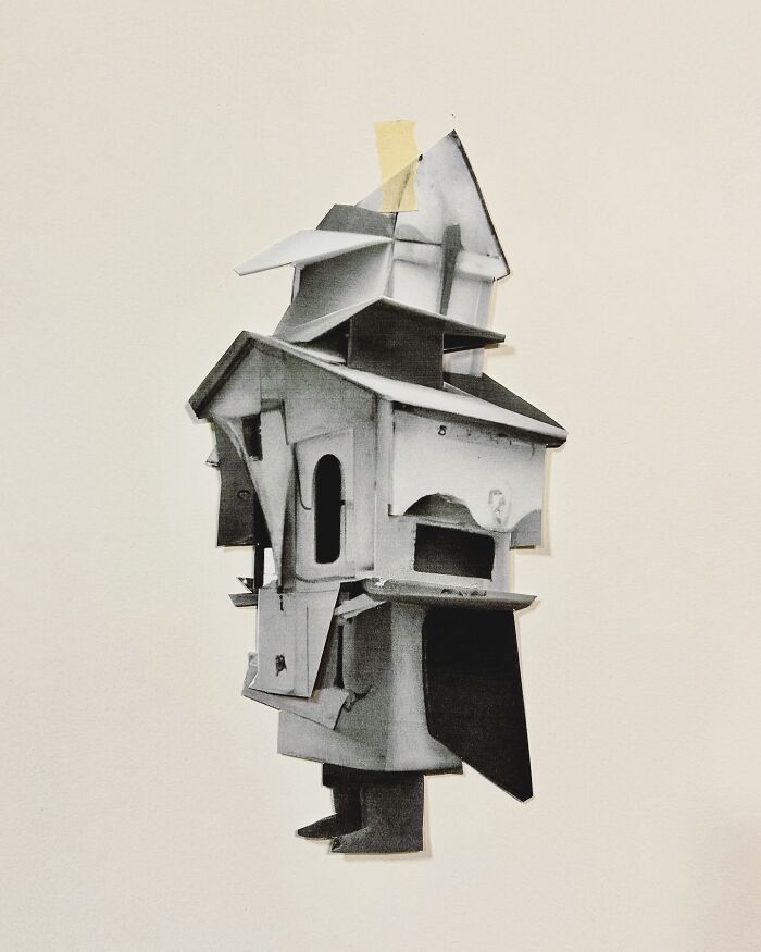 Artist Uses Cardboard And Texture To Capture The Fragility Of Architecture (20 Pics)