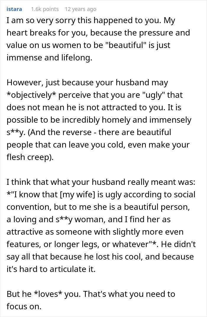&#8220;I Know She&#8217;s Ugly, I Know She&#8217;s Ugly, I Know She&#8217;s Ugly&#8221;: Wife Overhears Husband