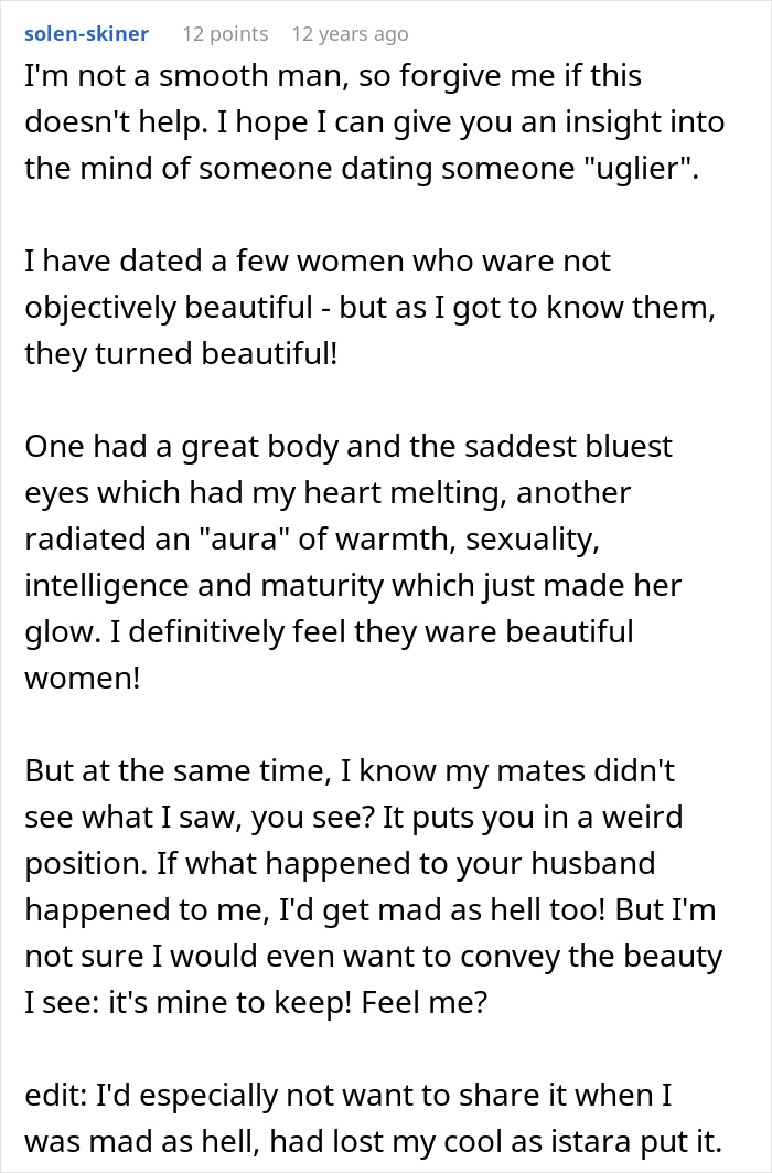 &#8220;I Know She&#8217;s Ugly, I Know She&#8217;s Ugly, I Know She&#8217;s Ugly&#8221;: Wife Overhears Husband