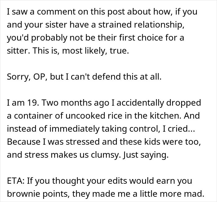 Sister Demands Child-Free Sibling Take In Her 3 Kids In An Emergency, Surprised It Doesn&#8217;t Go Well