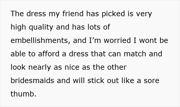 “In Shock”: Woman Is Upset After Bride-To-Be Asks Her To Pay For Her Own Bridesmaid’s Dress