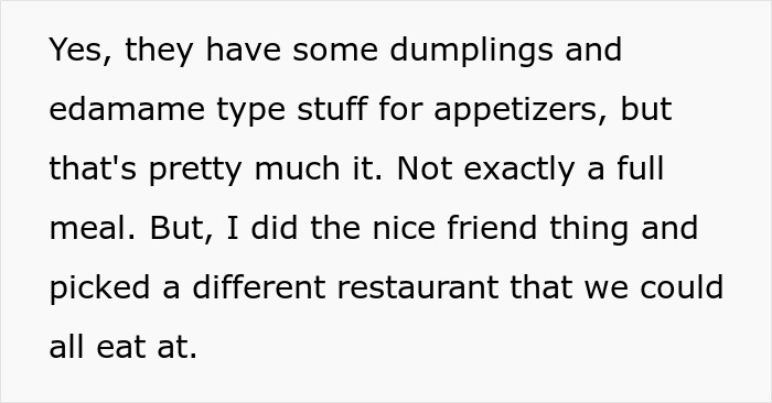 Woman Invites Only Some Members Of Friend Group For Dinner, Finds Out She Can’t Do That Woman Invites Only Some Members Of Friend Group For Dinner, Finds Out She Can’t Do That