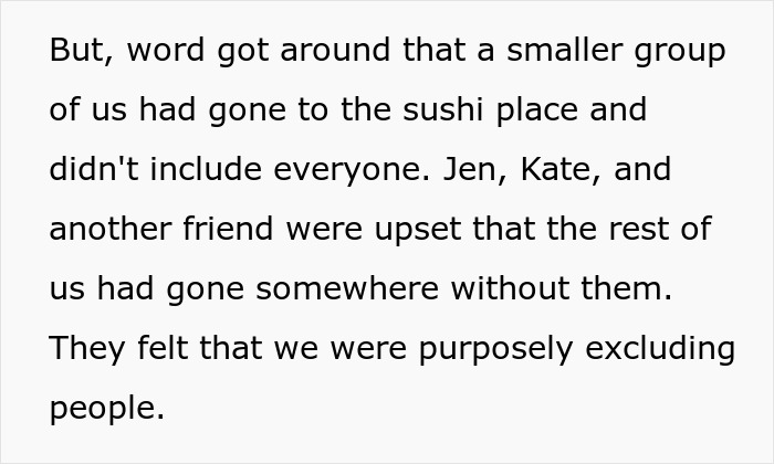Woman Invites Only Some Members Of Friend Group For Dinner, Finds Out She Can’t Do That Woman Invites Only Some Members Of Friend Group For Dinner, Finds Out She Can’t Do That