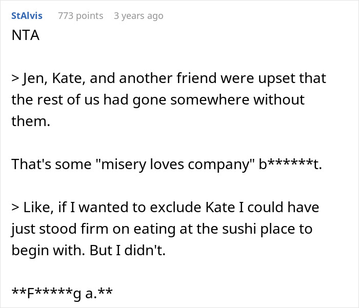 Woman Invites Only Some Members Of Friend Group For Dinner, Finds Out She Can’t Do That Woman Invites Only Some Members Of Friend Group For Dinner, Finds Out She Can’t Do That