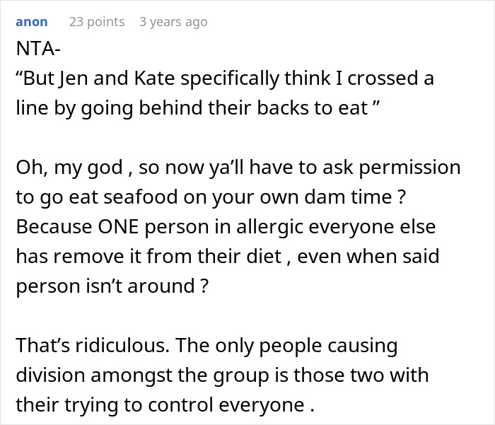 Woman Invites Only Some Members Of Friend Group For Dinner, Finds Out She Can’t Do That Woman Invites Only Some Members Of Friend Group For Dinner, Finds Out She Can’t Do That