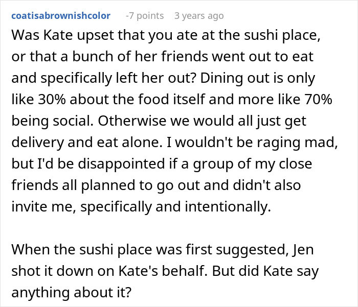 Woman Invites Only Some Members Of Friend Group For Dinner, Finds Out She Can’t Do That Woman Invites Only Some Members Of Friend Group For Dinner, Finds Out She Can’t Do That