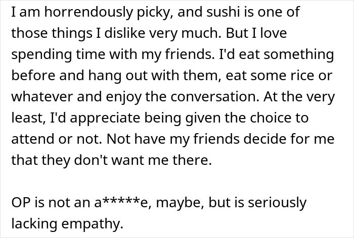 Woman Invites Only Some Members Of Friend Group For Dinner, Finds Out She Can’t Do That Woman Invites Only Some Members Of Friend Group For Dinner, Finds Out She Can’t Do That