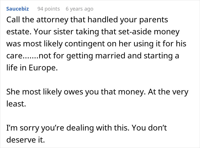 “He Is Now My Problem”: Woman’s Sister Abandons Their Autistic Brother And Disappears To Europe “He Is Now My Problem”: Woman’s Sister Abandons Their Autistic Brother And Disappears To Europe
