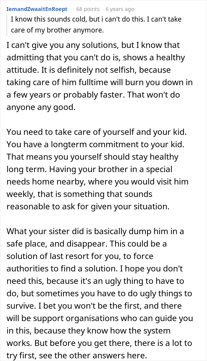 “He Is Now My Problem”: Woman’s Sister Abandons Their Autistic Brother And Disappears To Europe “He Is Now My Problem”: Woman’s Sister Abandons Their Autistic Brother And Disappears To Europe