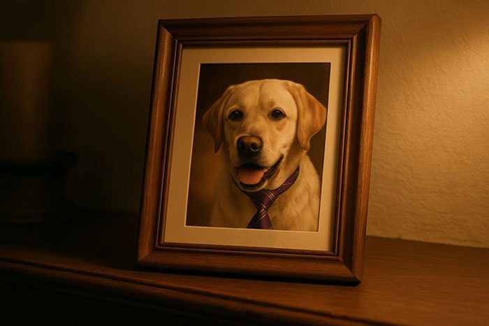 Man Gets Revenge On Sister For Years Of “Nephew” Gifts By Giving Her A Portrait Of His Dog Man Gets Revenge On Sister For Years Of “Nephew” Gifts By Giving Her A Portrait Of His Dog