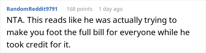 BF Brags About Covering Expenses For B-day Trip, Friends Shocked When GF Reveals She Was Behind It BF Brags About Covering Expenses For B-day Trip, Friends Shocked When GF Reveals She Was Behind It