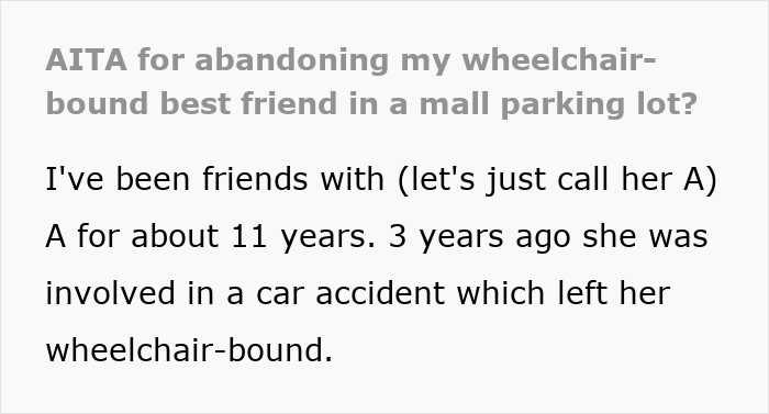 Disabled Teen Thinks She Can Get Away With Anything, Is Shocked When Her Best Friend Finally Abandons Her Disabled Teen Thinks She Can Get Away With Anything, Is Shocked When Her Best Friend Finally Abandons Her