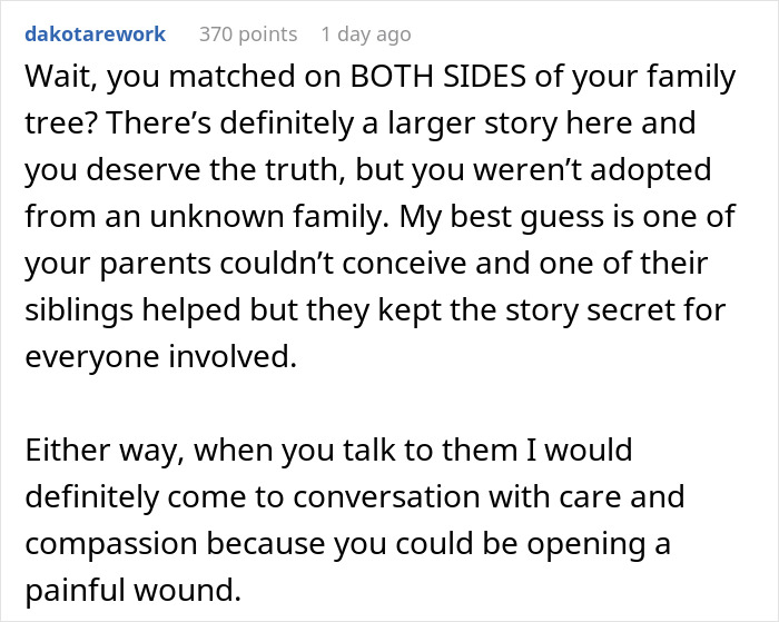 Parents Make 24YO Believe That She’s Adopted, She’s Horrified After Learning The Truth Via DNA Test Parents Make 24YO Believe That She’s Adopted, She’s Horrified After Learning The Truth Via DNA Test