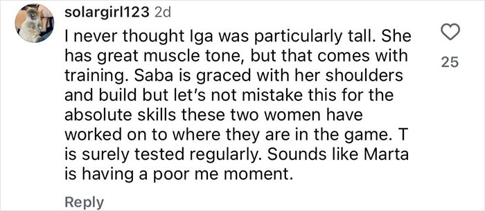 Tennis Champion Uses Steamy Bikini Pics To Respond To Rival’s Controversial “Testosterone” Remark Tennis Champion Uses Steamy Bikini Pics To Respond To Rival’s Controversial “Testosterone” Remark