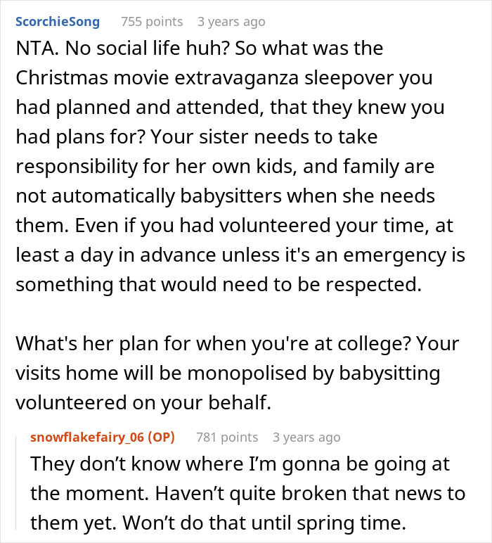 Woman Assumes Paralyzed Sister Can Babysit Her Kids Whenever, Gets A Reality Check Woman Assumes Paralyzed Sister Can Babysit Her Kids Whenever, Gets A Reality Check