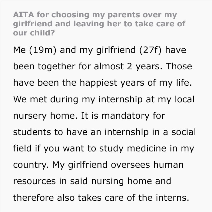 19YO Chooses His Parents Over 27YO Girlfriend And Leaves Her To Take Care Of Their Child 19YO Chooses His Parents Over 27YO Girlfriend And Leaves Her To Take Care Of Their Child