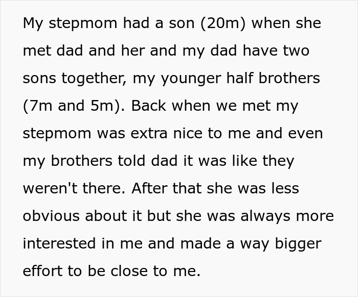 &#8220;[Am I The Jerk] For Not Giving My Stepmom The Experience Of Being A Girl Mom?”