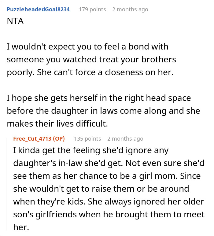 &#8220;[Am I The Jerk] For Not Giving My Stepmom The Experience Of Being A Girl Mom?”
