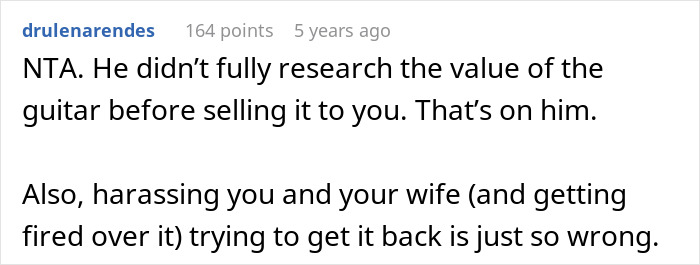 Guy Refuses To Sell Back A $50K Guitar He Bought For $4K, All Hell Breaks Loose Guy Refuses To Sell Back A $50K Guitar He Bought For $4K, All Hell Breaks Loose