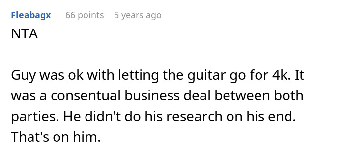 Guy Refuses To Sell Back A $50K Guitar He Bought For $4K, All Hell Breaks Loose Guy Refuses To Sell Back A $50K Guitar He Bought For $4K, All Hell Breaks Loose
