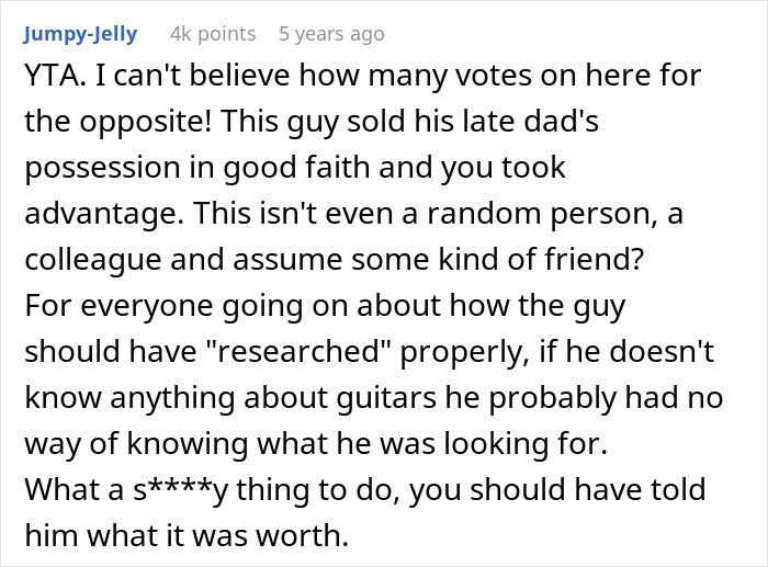 Guy Refuses To Sell Back A $50K Guitar He Bought For $4K, All Hell Breaks Loose Guy Refuses To Sell Back A $50K Guitar He Bought For $4K, All Hell Breaks Loose
