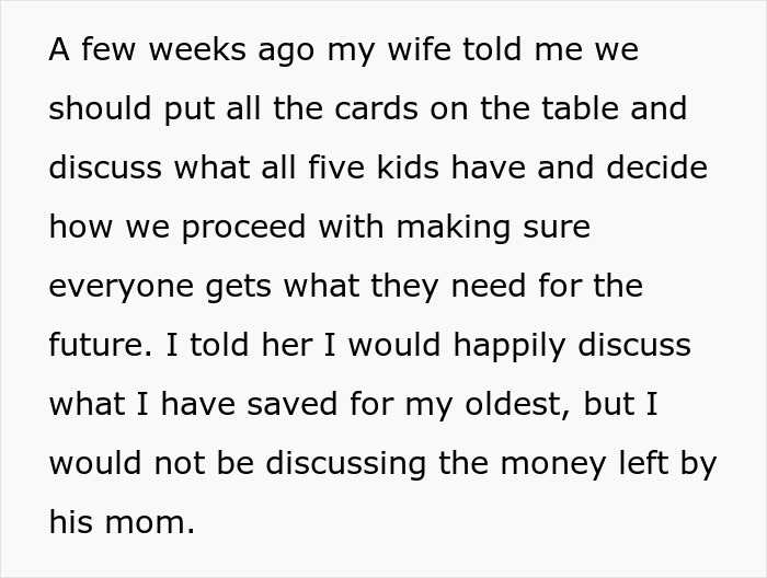 Man Protects His Son’s Savings From His Late Wife At All Costs Against Current Wife Man Protects His Son’s Savings From His Late Wife At All Costs Against Current Wife