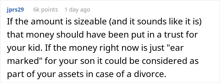 Man Protects His Son’s Savings From His Late Wife At All Costs Against Current Wife Man Protects His Son’s Savings From His Late Wife At All Costs Against Current Wife