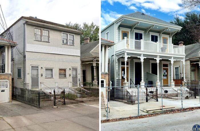 55 Before-And-After Pics Of Houses Getting Back Their Historical Charm 55 Before-And-After Pics Of Houses Getting Back Their Historical Charm