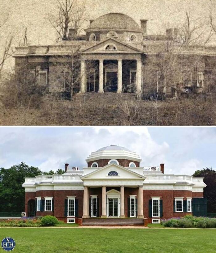 55 Before-And-After Pics Of Houses Getting Back Their Historical Charm 55 Before-And-After Pics Of Houses Getting Back Their Historical Charm