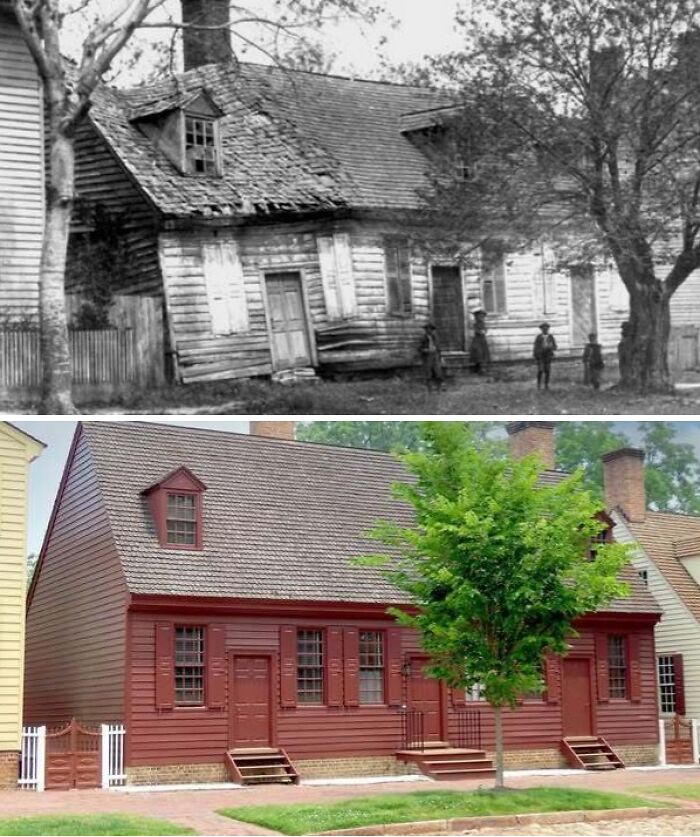 55 Before-And-After Pics Of Houses Getting Back Their Historical Charm 55 Before-And-After Pics Of Houses Getting Back Their Historical Charm