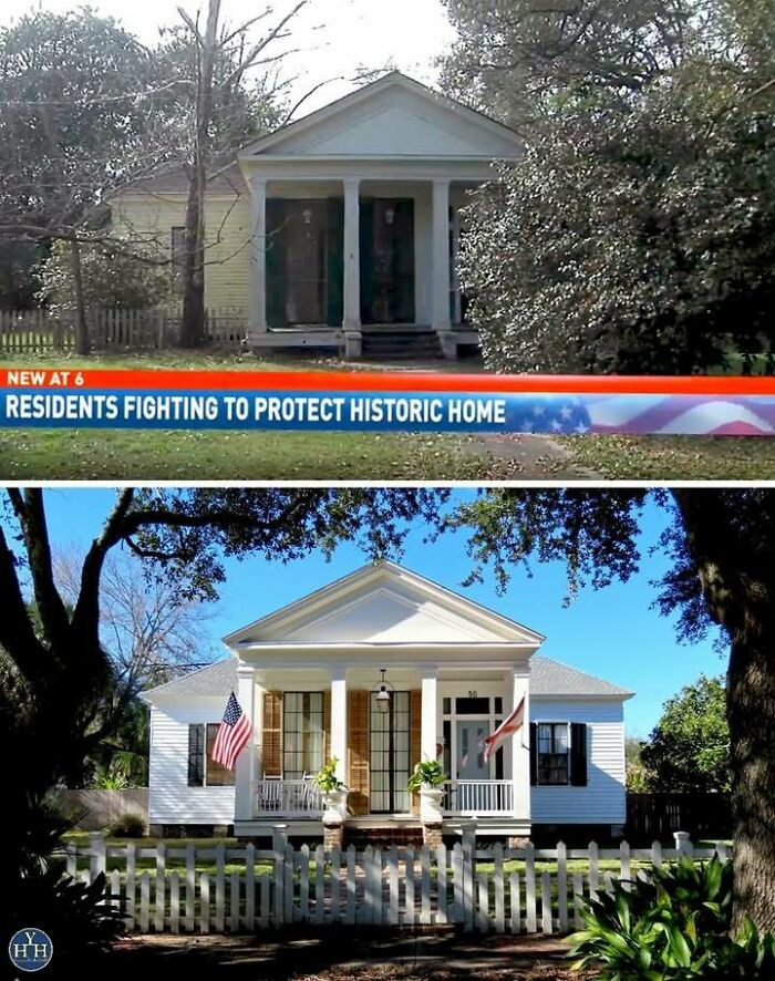 55 Before-And-After Pics Of Houses Getting Back Their Historical Charm 55 Before-And-After Pics Of Houses Getting Back Their Historical Charm