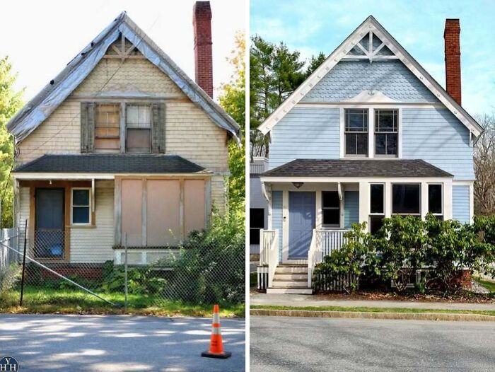 55 Before-And-After Pics Of Houses Getting Back Their Historical Charm 55 Before-And-After Pics Of Houses Getting Back Their Historical Charm
