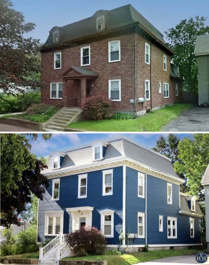 55 Before-And-After Pics Of Houses Getting Back Their Historical Charm 55 Before-And-After Pics Of Houses Getting Back Their Historical Charm